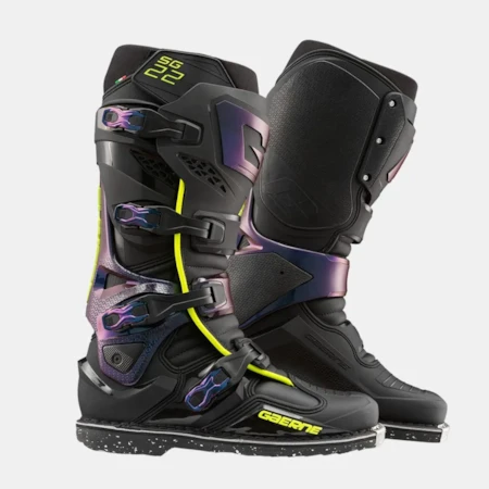 Bota Gaerne Cross SG22 Chameleon Preto Azul Amarelo