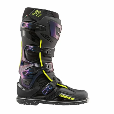 Segunda imagem do produto Bota Gaerne Cross SG22 Chameleon Preto Azul Amarelo