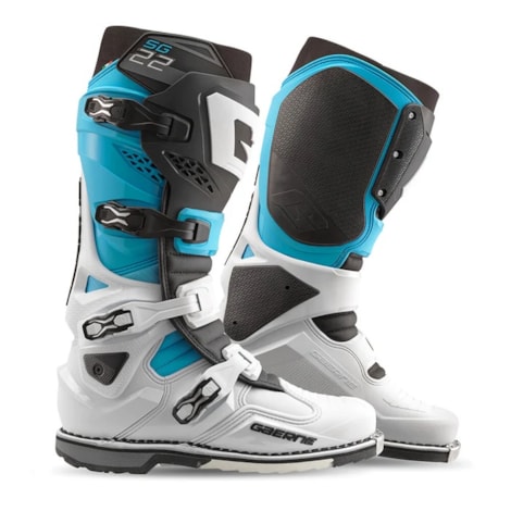 Bota Gaerne Cross SG22 - Preto Branco Azul