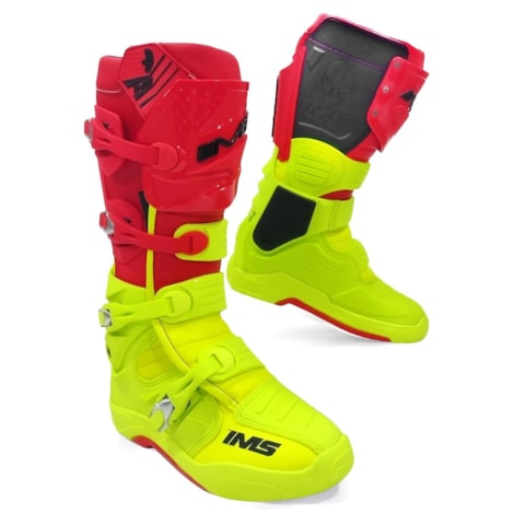 Bota IMS Extreme - Vermelho Flúor