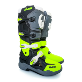 Bota IMS One Preto Cinza Branco Flúor