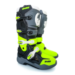 Bota IMS One Preto Cinza Branco Flúor