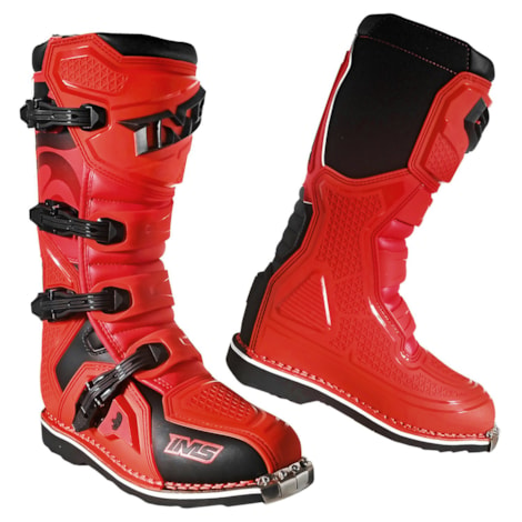 Bota IMS Robust Costurada - Vermelho