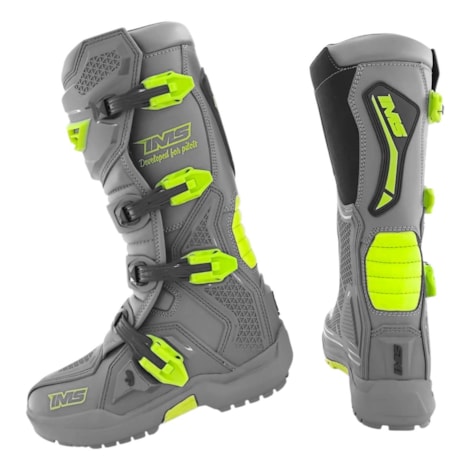 Segunda imagem do produto Bota IMS Robust Injetada Cinza Flúor