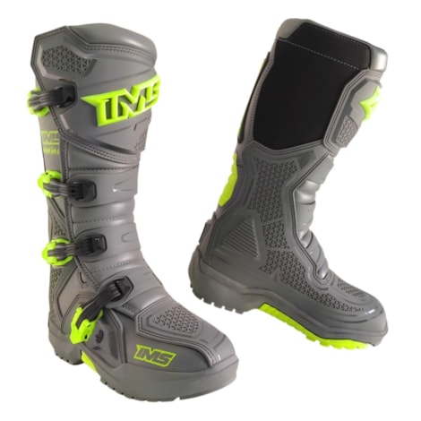 Bota IMS Robust Injetada Cinza Flúor