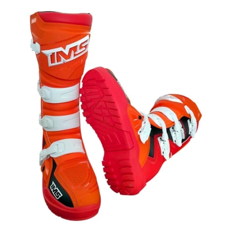 Segunda imagem do produto Bota IMS Robust Injetada - Laranja Vermelho