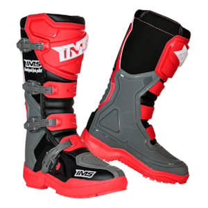 Bota IMS Robust Injetada Preto Cinza Vermelho