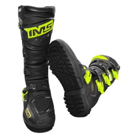 Bota IMS Robust Injetada - Preto Flúor