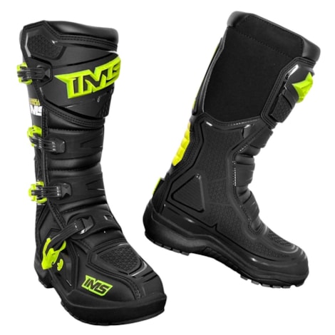 Bota IMS Robust Injetada - Preto Flúor