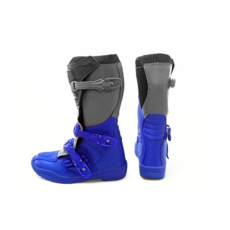 Segunda imagem do produto Bota IMS Track Kids Preto Azul Cinza
