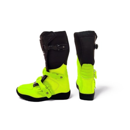 Segunda imagem do produto Bota IMS Track Kids Preto Flúor