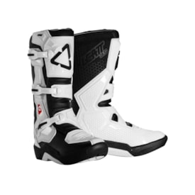 Bota Leatt 3.5 Junior Branco Preto