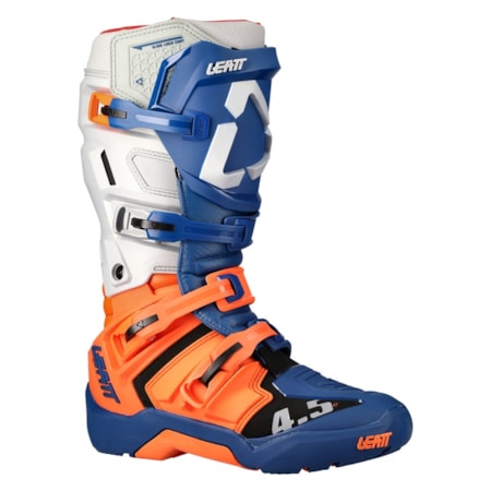 Segunda imagem do produto Bota Leatt 4.5 Enduro - Laranja Azul