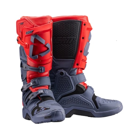 Bota Leatt 4.5 Enduro Vermelho Cinza