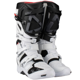 Bota Leatt 5.5 Flexlock - Branco Preto