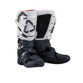 Bota Leatt 5.5 Flexlock Enduro - Branco Preto