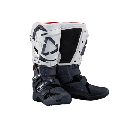 Bota Leatt 5.5 Flexlock Enduro - Branco Preto