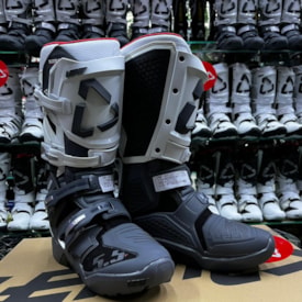 Segunda imagem do produto Bota Leatt 5.5 Flexlock Enduro - Branco Preto