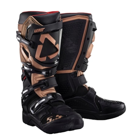 Bota Leatt 5.5 Flexlock Enduro - Preto Cobre