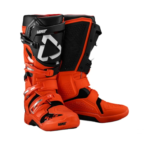 Bota Leatt 5.5 Flexlock - Laranja Preto