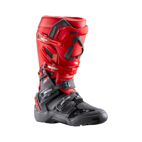 Segunda imagem do produto Bota Leatt Flexlock Enduro 5.5 Vermelho Cinza