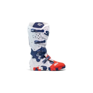 Segunda imagem do produto Bota Sidi Crossair X - Branco Azul Vermelho
