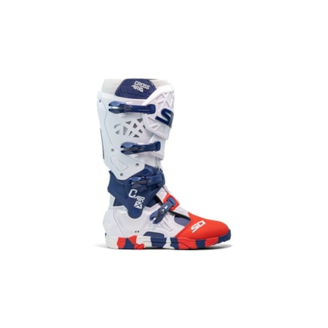 Segunda imagem do produto Bota Sidi Crossair X - Branco Azul Vermelho
