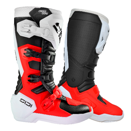 Bota Sidi Crosscore Vermelho Preto Branco