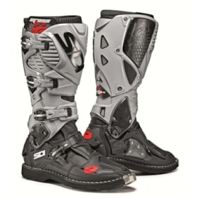 Bota Sidi Crossfire 3 Bico de Aço - Preto Cinza