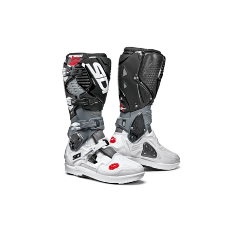 Bota Sidi Crossfire 3 SRS - Branco Cinza Preto