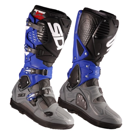Bota Sidi Crossfire 3 SRS - Cinza Azul Preto