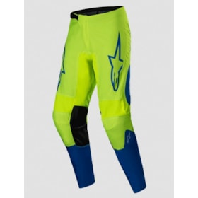 Calça Alpinestars Fluid Haul 25 - Amarelo Flúor Azul