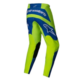 Calça Alpinestars Fluid Haul 25 - Amarelo Flúor Azul