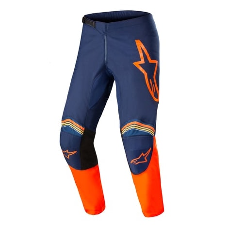 Calça Alpinestars Fluid Speed 22 - Azul Escuro Laranja