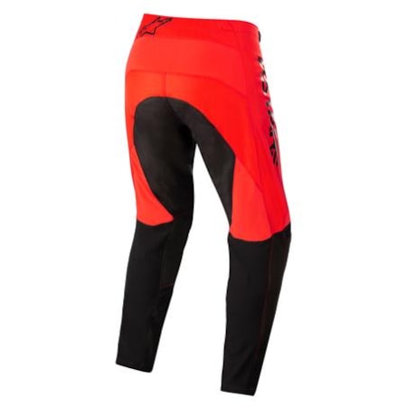 Segunda imagem do produto Calça Alpinestars Fluid Tripple 22 - Preto Vermelho Amarelo Flúor