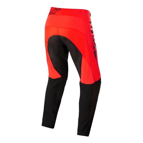 Segunda imagem do produto Calça Alpinestars Fluid Tripple 22 - Preto Vermelho Amarelo Flúor