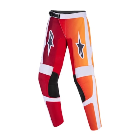 Calça Alpinestars Infantil Fluid Portl Vermelho Cinza Claro Cinza
