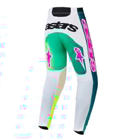 Segunda imagem do produto Calça Alpinestars Racer Portl Verde Branco Preto
