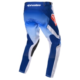 Calça Alpinestars Racer Semi 23 - Azul Laranja