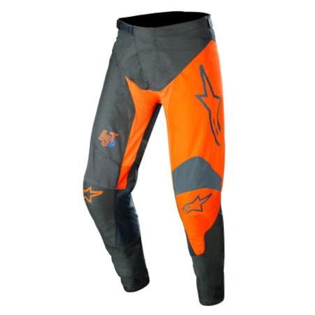 Calça Alpinestars Racer Supermatic 22 - Anthracite Laranja