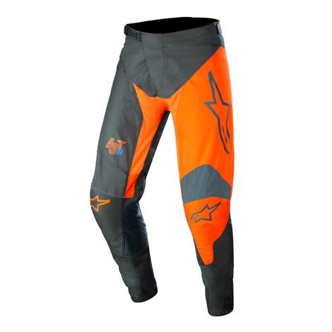 Calça Alpinestars Racer Supermatic 22 - Anthracite Laranja