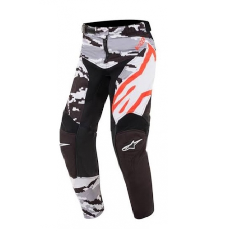 Calça Alpinestars Racer Tactical 19 Infantil - Cinza Vermelho