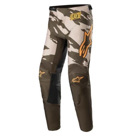 Calça Alpinestars Racer Tactical 22 - Militar Areia Camo Tangerina