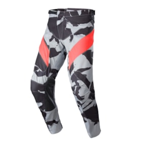 Calça Alpinestars Racer Tactical 23 - Cinza Vermelho Camo