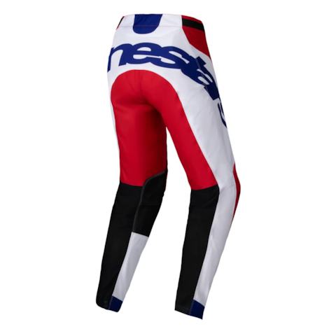 Segunda imagem do produto Calça Alpinestars Racer Veil Vermelho Bright Branco