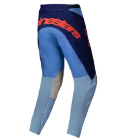 Calça Alpinestars Recer Ocuri 25 - Azul Preto Laranja Flúor