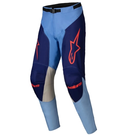 Calça Alpinestars Recer Ocuri 25 - Azul Preto Laranja Flúor