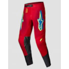 Calça Alpinestars Supertech Maker 25 - Vermelho Bright Amarelo Flúor