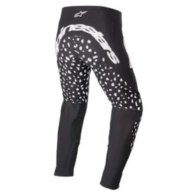 Calça Alpinestars Supertech North 23 - Preto Vermelho Neon