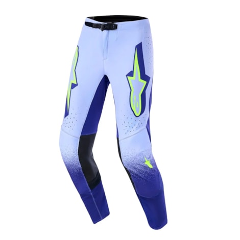 Calça Alpinestars Supertech Scenz Roxo Amarelo Flúor